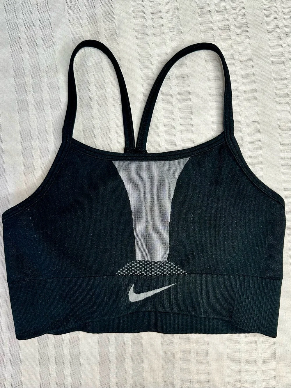 Nike Dri-FIT Black Seamless Sports Bra
